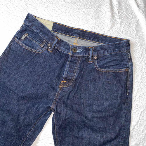 Jean Azul Abercrombie & Fitch Talle 32 Hombre Corte Clásico