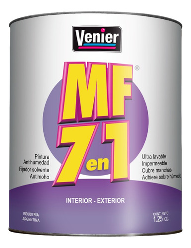 Antihumedad Venier Mf 7 En 1 Int/ext | 1,25kg