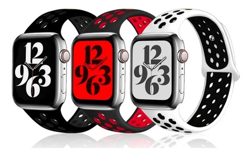 Correas Silicona Sport 16 Colores Para Reloj Apple Watch