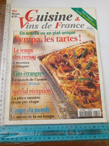 Revista Cuisine Y Vins De France No 51 Mai Juin 1998  (fr) 