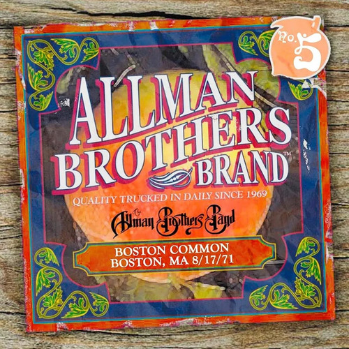 The Allman Brothers Band Cd Boston Common 8-17-71 Lacrado