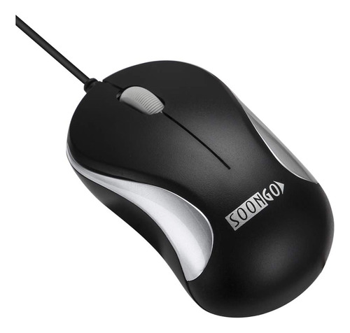 Mouse Soongo Con Cable/plateado