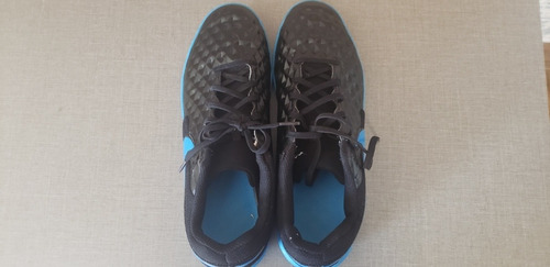 Chuteira Nike Tiempo Legend 8 Azul E Preto