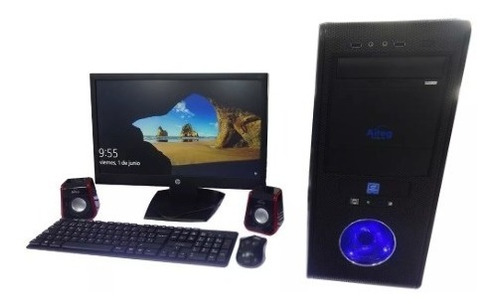 Computadora Aiteg Azulejo Intel G3260 Monitor Teclado Mouse