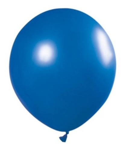 Globos Perlado Azul Eléctrico 12 Pulgadas X 50 U Decoración