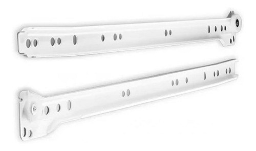 Imagen 1 de 5 de Correderas Para Muebles Tipo Z Blancas 50 Cm P/caja 10 Juego