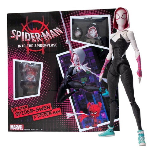 Mz Figura De Ação Sentinel Spider-gwen Spider-man Toys,