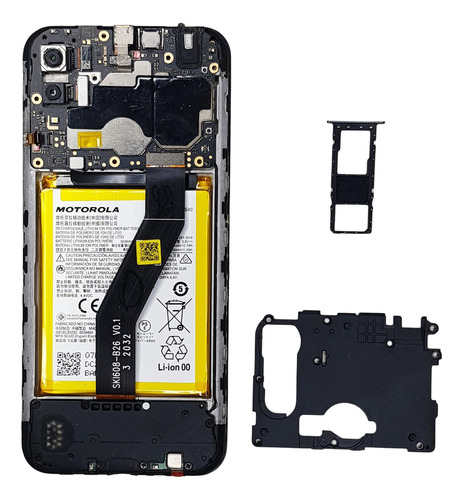 Motorola E6i Xt2053 Para Cambio Display Libre Sin Cuenta Rosa Chicle (Usado)