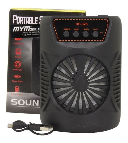 Parlante Hf 326 - Mymobile Color Negro