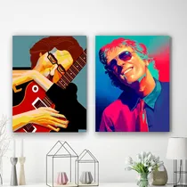Comprar Cuadros Spinetta & Garcia * Pack X 2un * Rock Nacional 27x42