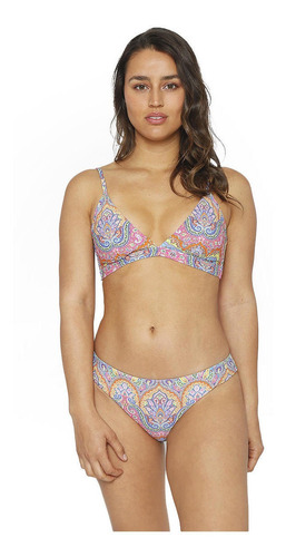 Traje De Baño Bikini Mujer H2o Wear Triangulo Banda Rosa Fue