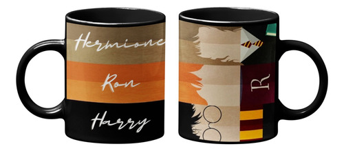 Taza Mágica Harry Potter, Hermione Grainger, Ron Hogwarts