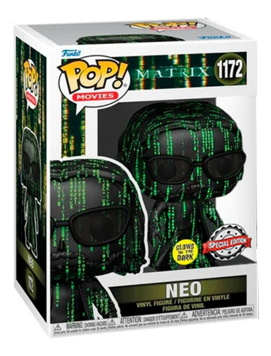 Funko Pop! Matrix Resurrections - Neo #1172 Glows Se