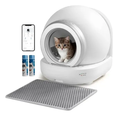 Arenero Inteligente Para Gatos Autolimpieza Control De App