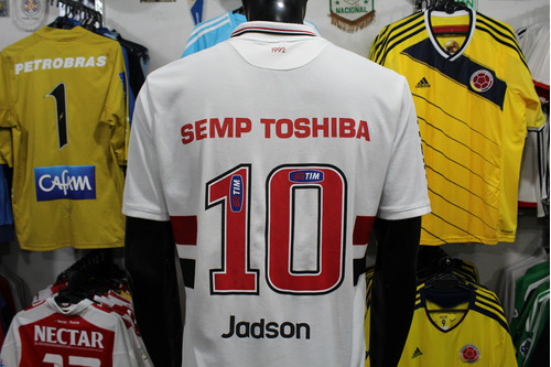Camiseta Sao Paulo De Brasil 2012 #10 Jadson Talla M 