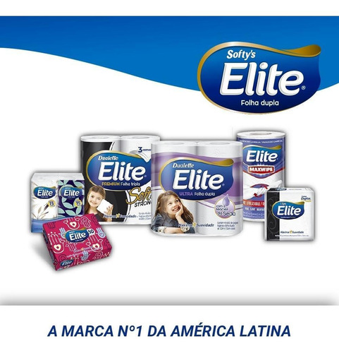 Imagem 6 de 6 de Lenços De Papel Elite Máxima Suavidade Folha Dupla Softys