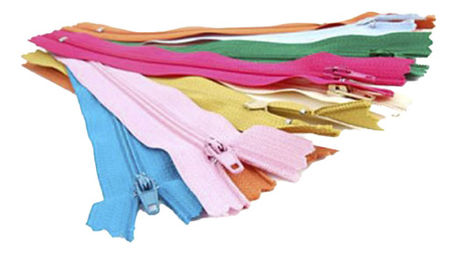 50 Cremalleras Duraderas De Nailon Con Extremo Cerrado De 7