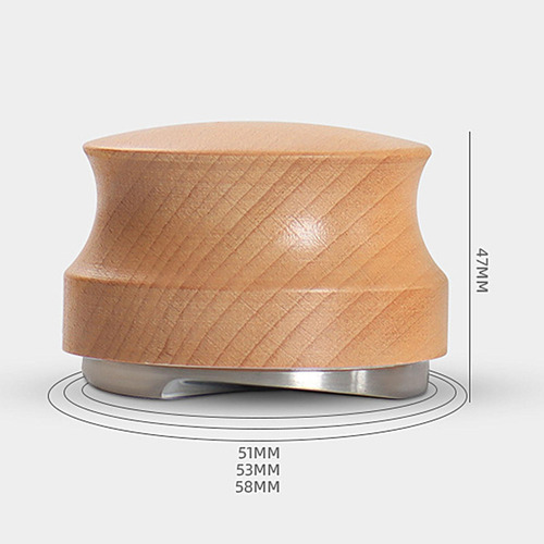 Nivelador De Café Espresso Tamper, Acero Inoxidable, 58 Mm