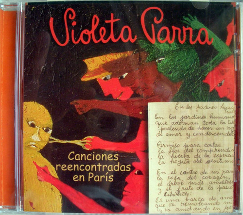 Violeta Parra Canciones Reencontradas En Paris Cd Nacional