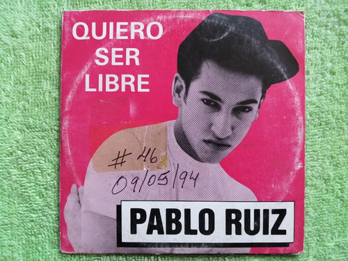 Eam Cd Maxi Single Pablo Ruiz Quiero Ser Libre 1994 Promo 