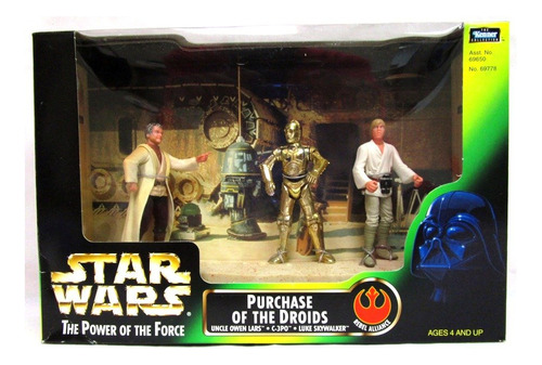 Star Wars The Power Of The Force - Juego De 3 Figuras De Ac.