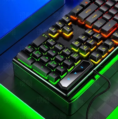 Teclado Rgb Gamer Usb Multicolor
