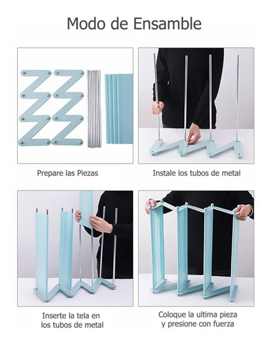 Imagen 8 de 9 de Zapatera Organizador Zapatos Rack Shoes 4 Niveles 8 Pares