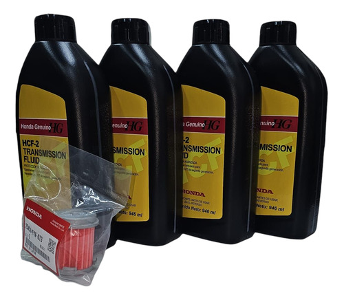 Kit 4lts Aceite Y Filtro Transmisión Cvt Gen 2 Honda