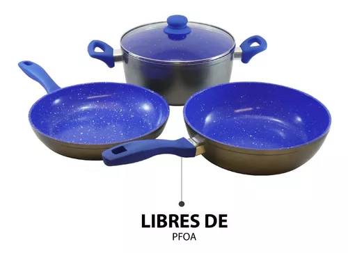 Juego de 3 Sartenes Stone Antiadherentes Flavor Pan – Ecocinare