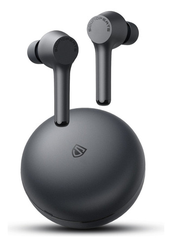 Audífonos Bluetooth 5.0 Soundpeats Mac 9 Horas De Batería Color Negro