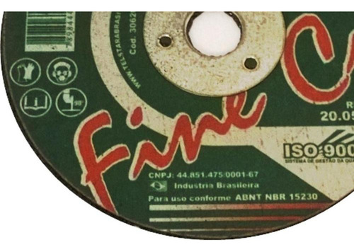 Disco Inox Telstar 3 X 1,0mm X 3/8 306201 - Kit C/5