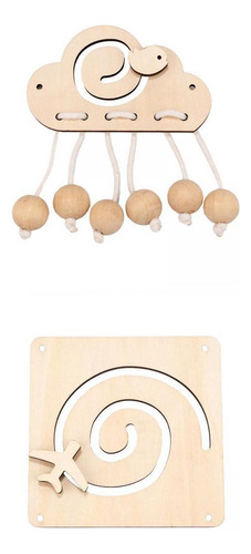 2x Brinquedos Educativos Busy Board Basic Skill Learning Gif