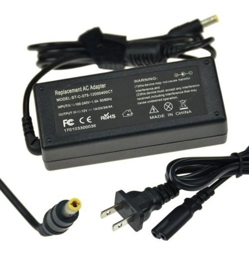 12 Volt Dc Fuente De Alimentación 4amp 4a 12v Adaptador Lcd 