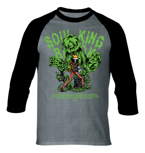 Camiseta Soul King Brook One Piece Camibuso Raglan 