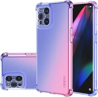 Funda Para Oppo Find X3 / Find X3 Pro Azul/rosa