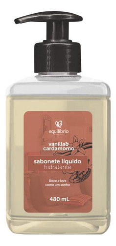 Equilíbrio Sabonete Hidratante Vanilla E Cardamomo 480 Ml