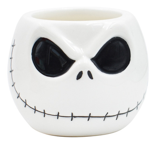 Taza Cerámica 2pz Mod. Jack Y Sally 1778-21 Marca Fun Kids® Color Multicolor