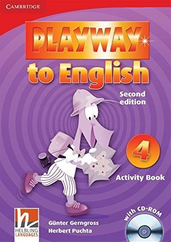 PLAYWAY TO ENGLISH 4 2/ED.- WB + CD-ROM, de VV. AA..