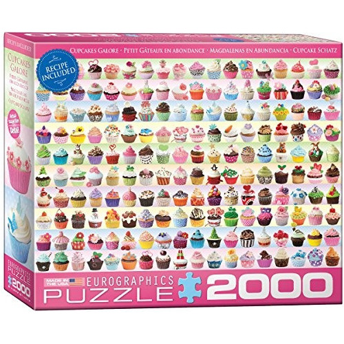 Eurographics Cupcakes Galore Puzzle 2000 Piezas