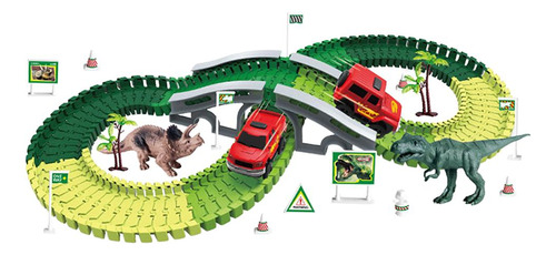 Set De Juego Dinosaur Toys Adventure Track Para 3, 4, 5, 6 A
