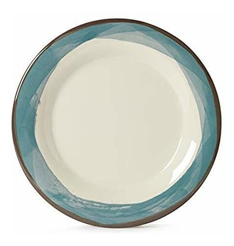 Get Wp-10-di-knbwide Rimmed Melamine Dinner Plate, 10 , Kane