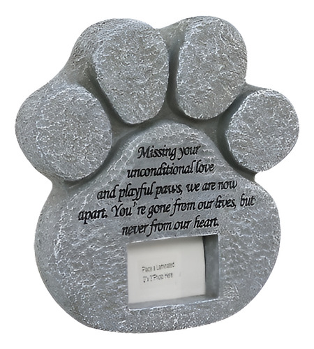 Paw Impresión Mascota Gato Perro Foto Monumento Grave Piedra
