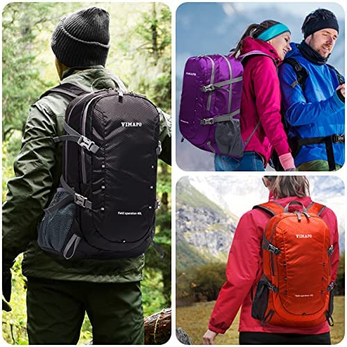 Vimapo Packable Backpack 40l, Mochila De Viaje Plegable De N