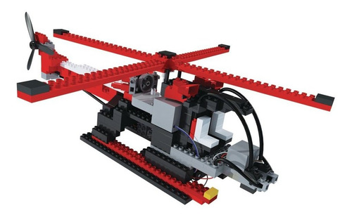Imagen 2 de 3 de Juego Helicóptero Motobox 500 Pz Con Motor Rasti-monkey Toys