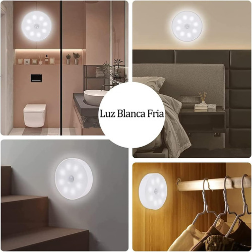 Luces Con Sensor De Movimiento Luz Nocturna Led Recargable