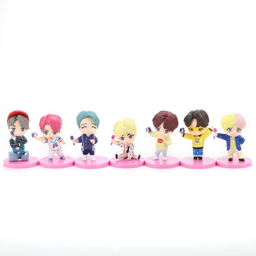 Imagen 4 de 10 de 7 Piezas Bangtan Boys Groups Figuras De Acción 7ª Generación