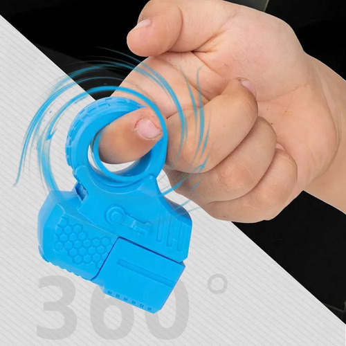 4 Pistolas Anillo Juguete Antiestrés Fidget Descompresión 3d