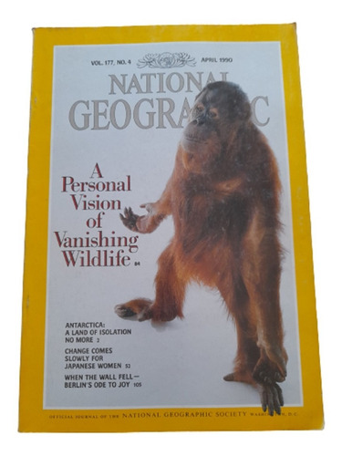 Revista National Geographic Abril 1990 Ingles