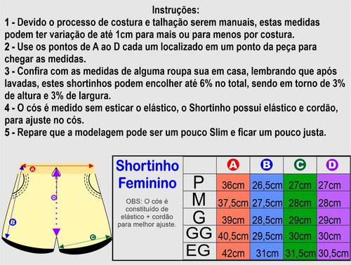 Imagem 2 de 2 de Kit 3 Shorts Feminino Moletom Shortinho Curto Listra Cores