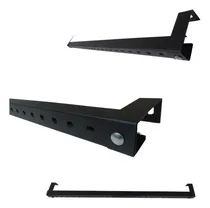 Comprar Kit 14 Un Perfilado Trilho Perfur 38x38x2000mm #24 Cor Preta